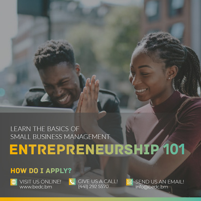 BEDC Entrepreneurship 101 Course Registration Bermuda September 2022 (1)