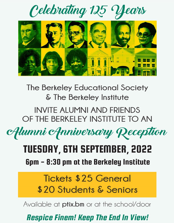 Berkeley Institute Alumni Anniversary Reception Bermuda Sept 2022