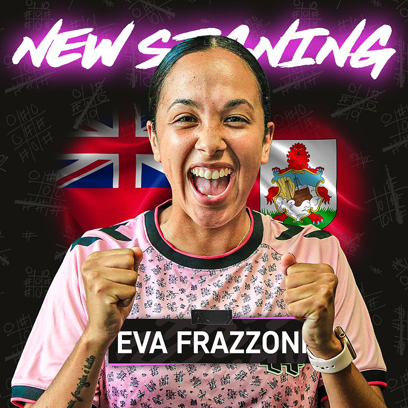Eva Frazzoni Bermuda Hashtag United FC Women September 19, 2022