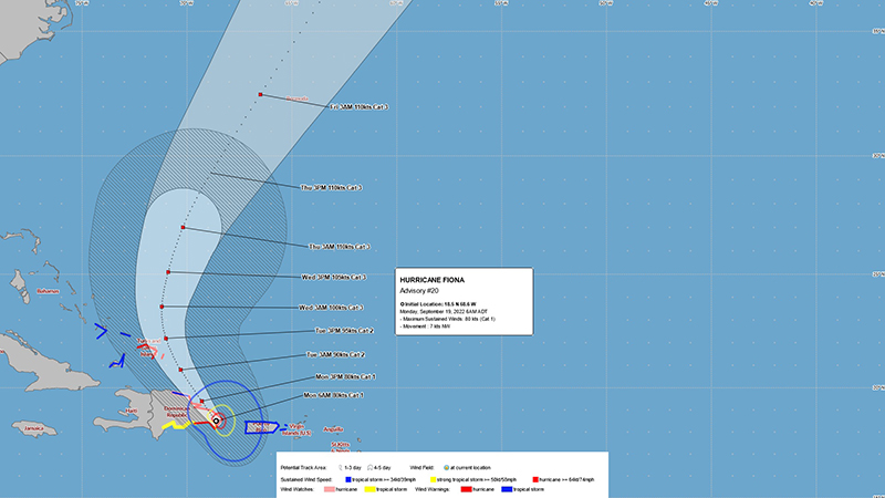 Hurricane Fiona Bermuda Sept 19 2022 BWS