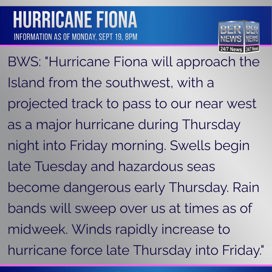 Hurricane Fiona sept 19 8pm