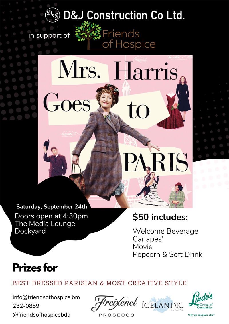Mrs Harris Goes to Paris Bermuda Sept 2022