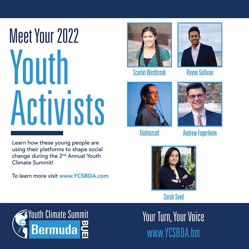 Youth Climate Summit 2022 Schedule Of Presenters September 2022 Bermuda_1