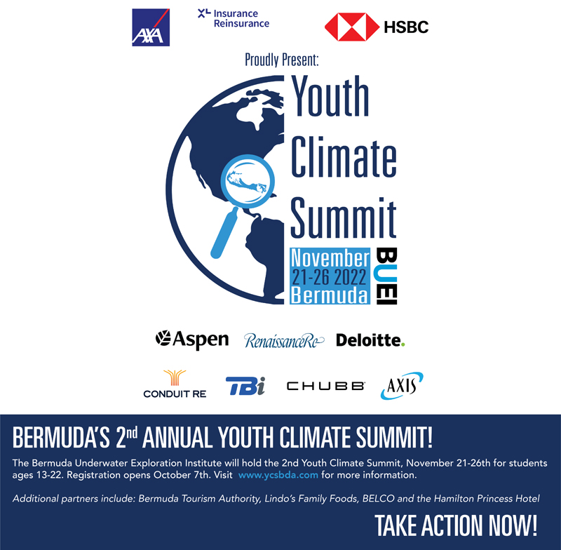 Youth Climate Summit Bermuda Sept 2022