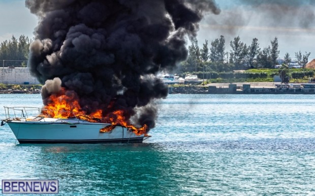 Boat fire St Georges Bermuda Oct 9 2022  (7)