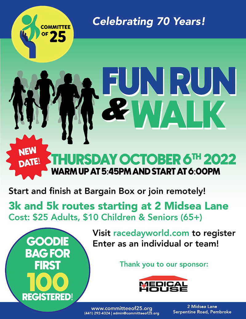 Fun Run & Walk Bermuda October 4, 2022