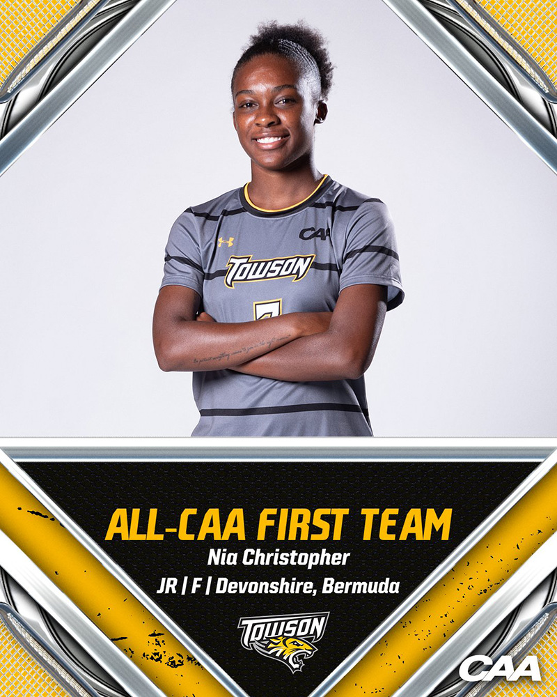 Nia Christopher Named To All-CAA First Team - Bernews