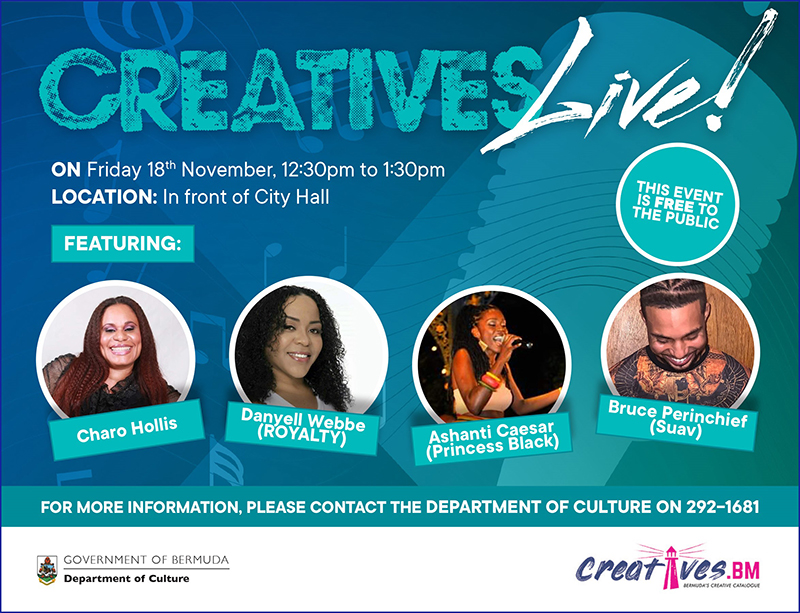 Creatives Live Bermuda November 17 2022