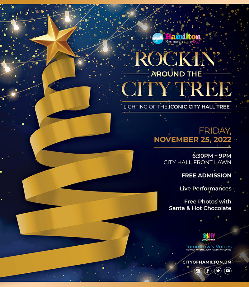 Hamilton Christmas Tree Lighting Bermuda November 8, 2022
