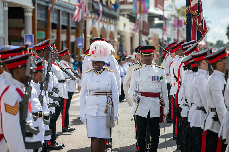 Maj Dwight Robinson - Queen's Birthday Parade Bermuda Nov 8 2022