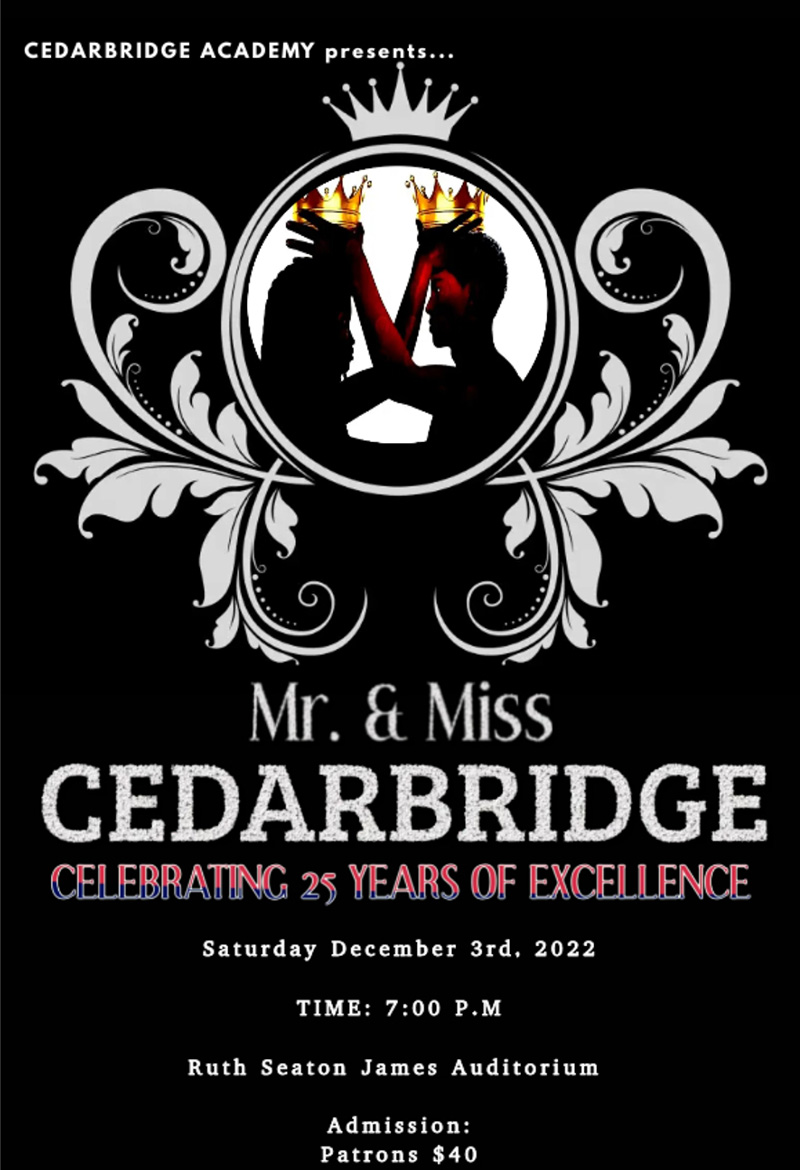 Mr & Miss CedarBridge Pageant Bermuda November 28, 2022