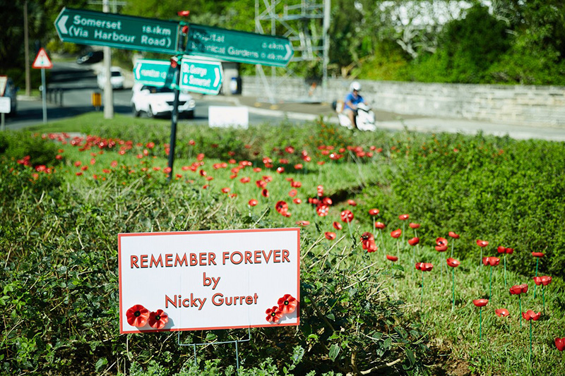 Nicky Gurret Remembrance Day Bermuda November 11, 2022_2