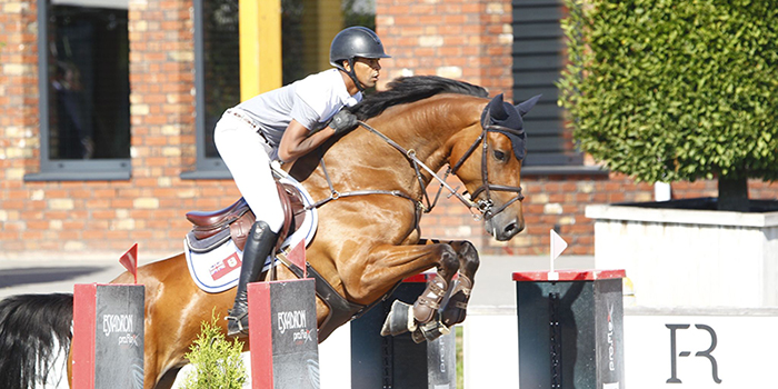 Burch Competes In Peelbergen Jumping Show - Bernews