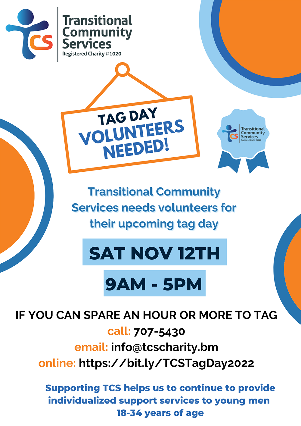 Tag day volunteers 2022 Bermuda Nov 3 2022