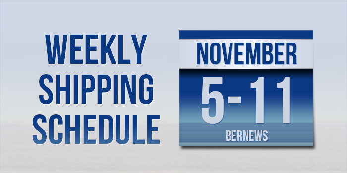 Weekly Shipping Schedule TC Nov 5 - 11 2022