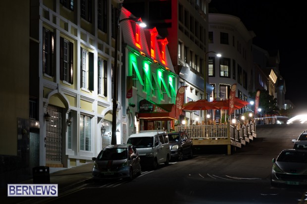 Hamilton Bermuda Christmas Lights at night 2022 December JM (4)