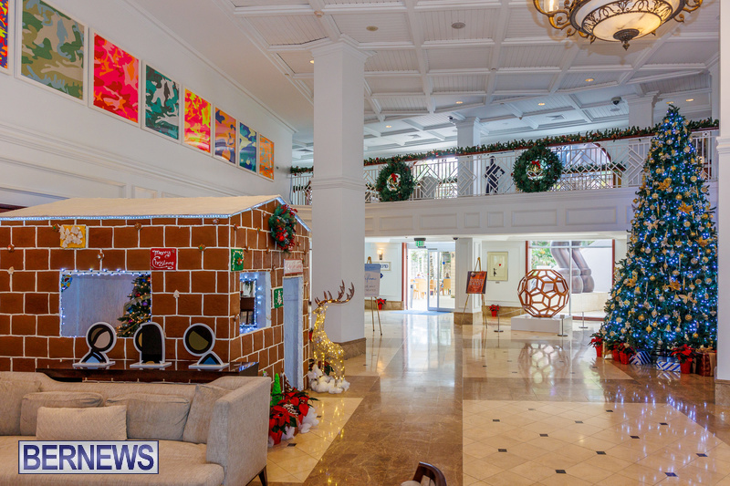 Hamilton Princess hotel Christmas Gingerbread House Bermuda Dec 6 2022 DF-8 (8)