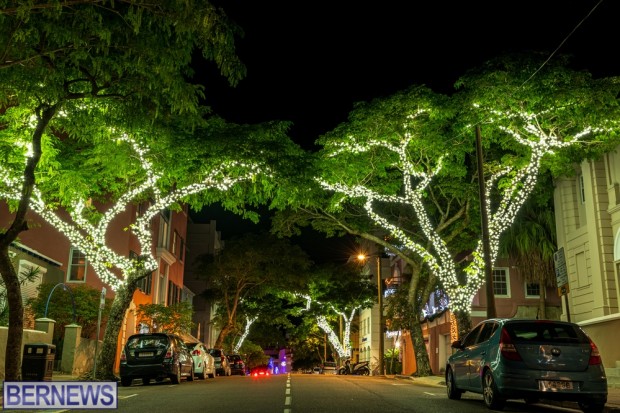Hamilton city Bermuda island Christmas holiday lights 2022 JS (1)