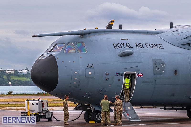 Royal Air Force Aircraft In Bermuda December 2022_6