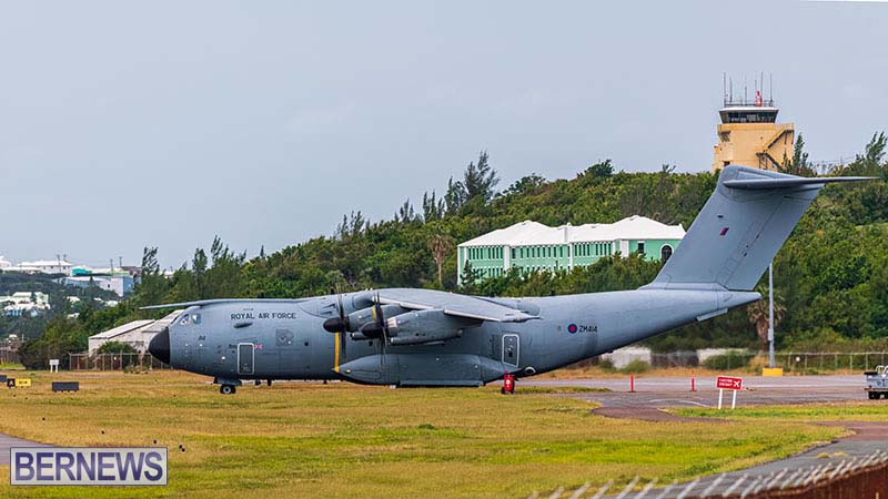 Royal Air Force Aircraft In Bermuda December 2022_7