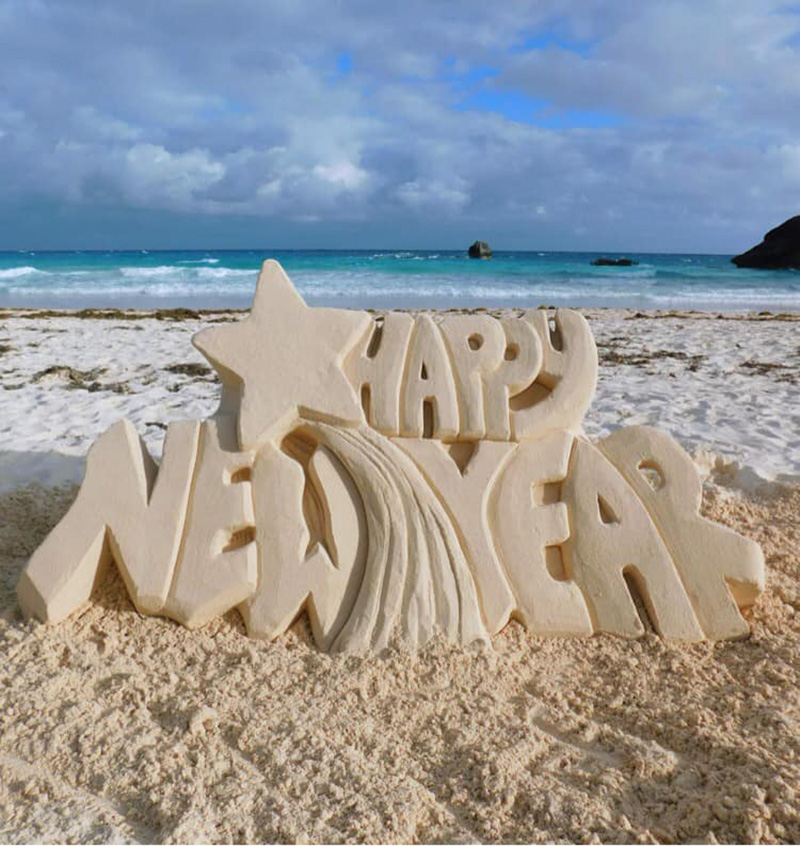 Bermuda Sandcastle Competition New Year January 2023_2