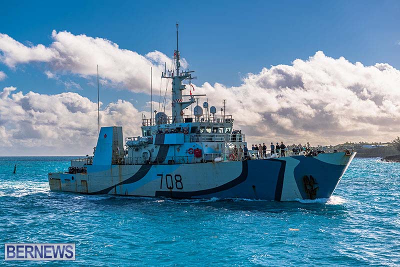 Canadian Military Boats In St. George's January 2023_11