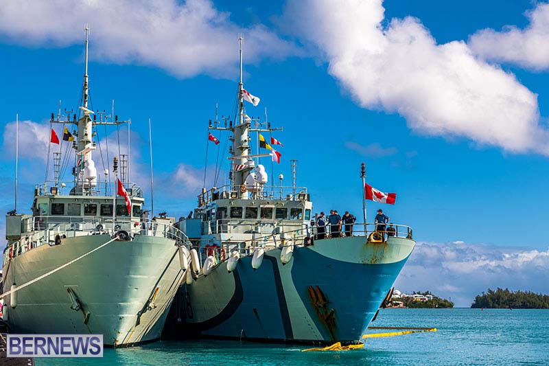 Canadian Military Boats In St. George's January 2023_13