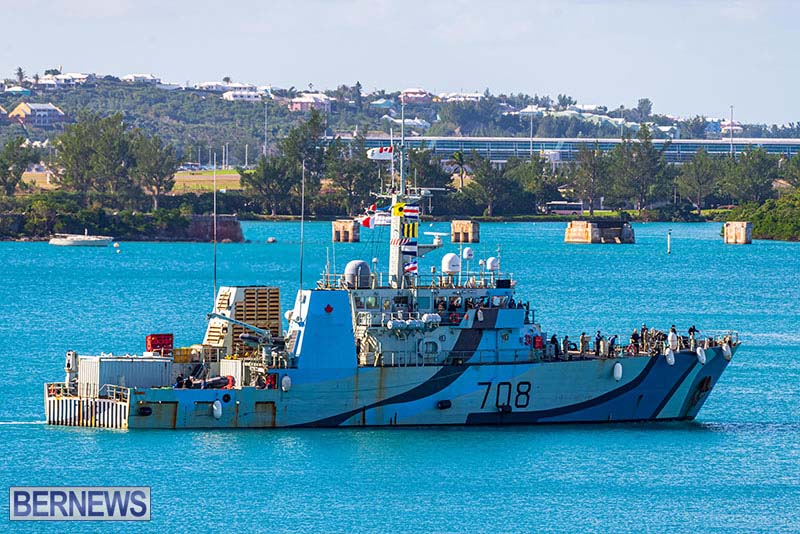 Canadian Military Boats In St. George's January 2023_4
