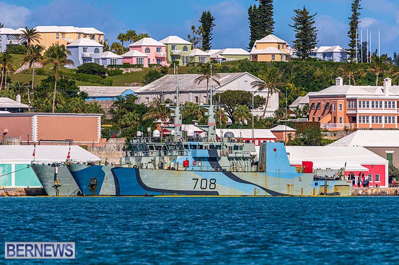 Canadian Military Boats In St. George's January 2023_9