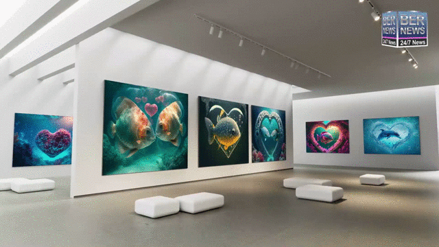 Love Underwater VDay Virtual Gallery gif 2023