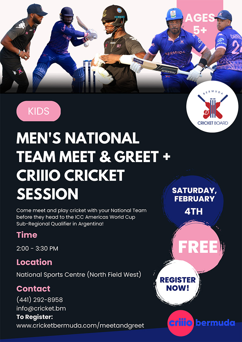 Men's National Team Meet & Greet and CRIIIO Cricket Session January 2023