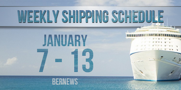 Weekly Shipping Schedule TC january 7 - 13 2023