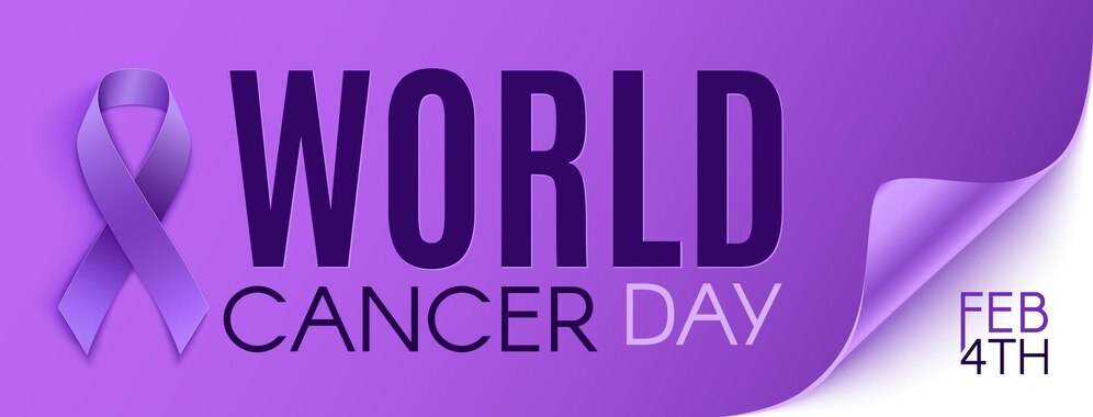 world-cancer-day-purple-wording-with-purple-ribbon_199548-734