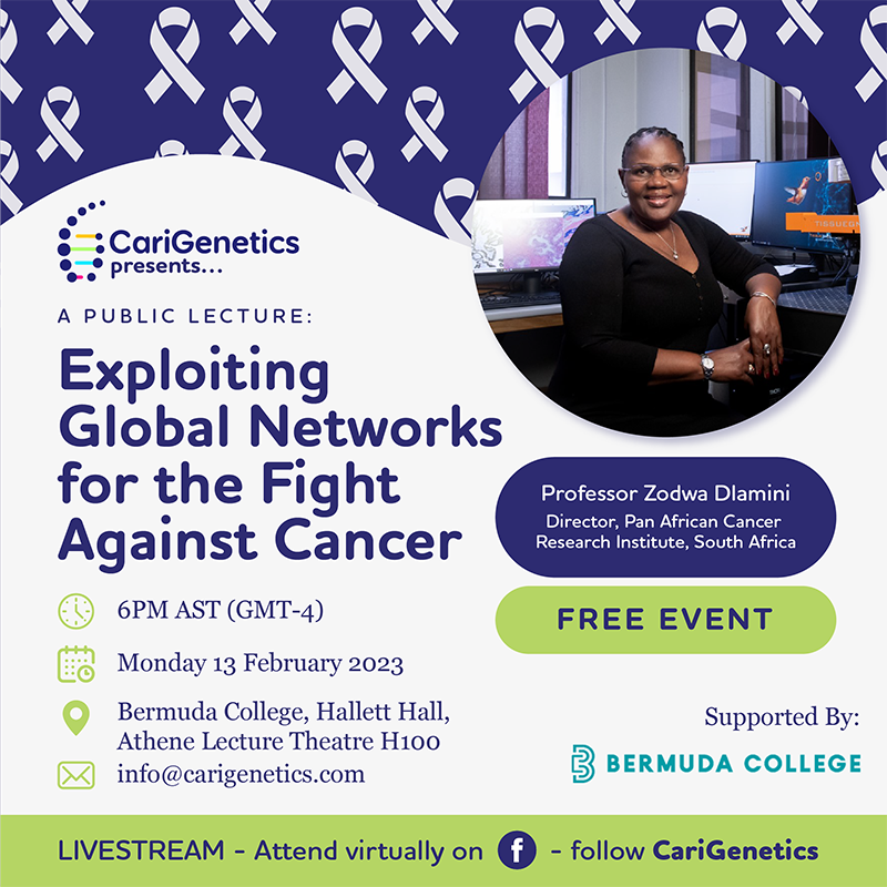 CariGenetics Cancer Lecture Bermuda Feb 9 2023
