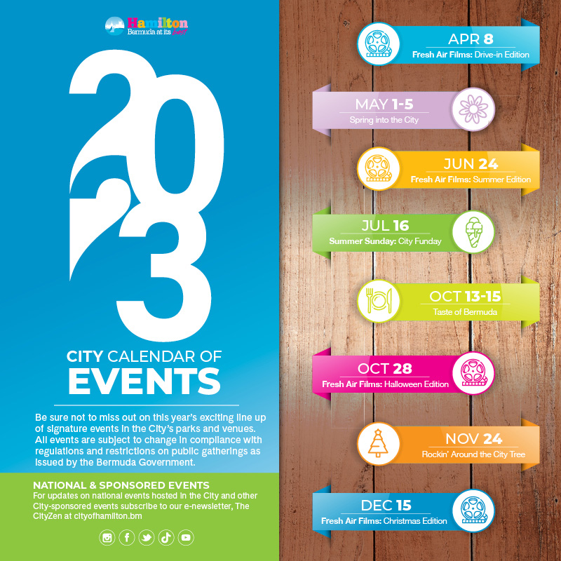 City Of Hamilton 2023 Signature Events Calendar - Bernews