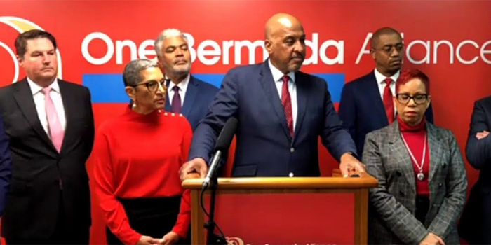 Video Opposition Leader Press Conference Bernews