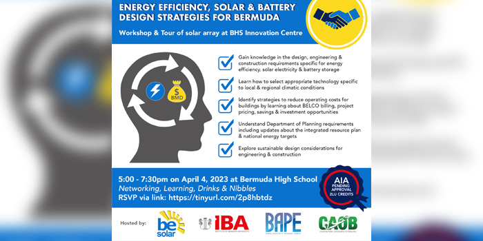 BE Solar Workshop To Be Held On April 4th - Bernews