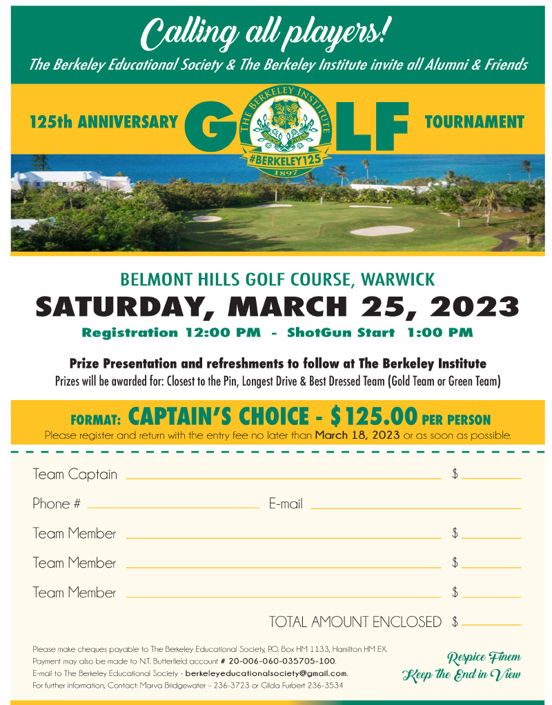 BES Anniversary Golf Tournament On March 25