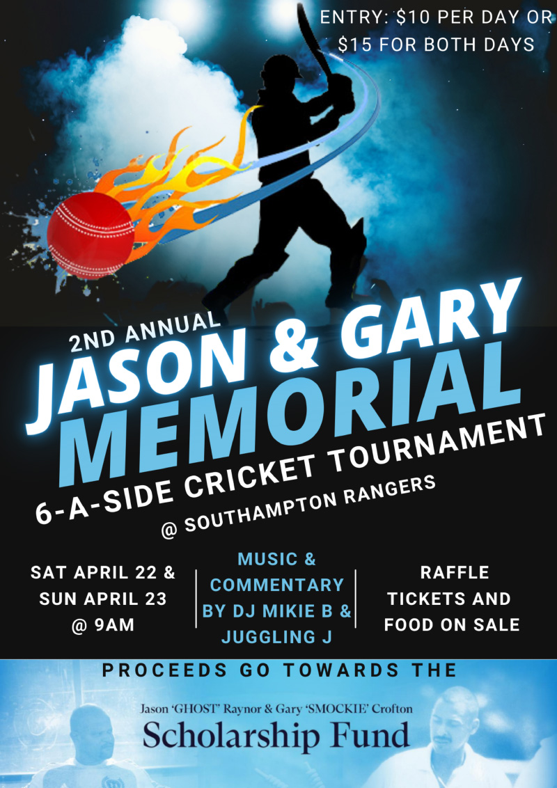 J&G Scholarship Fundraiser Cricket Tournament April 2023