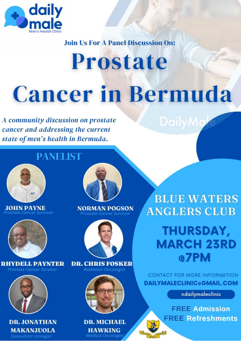 Prostate Cancer Bermuda March 22 2023