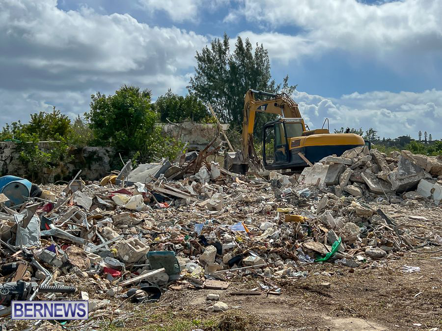 Watlington House Demolition Bermuda March 2023