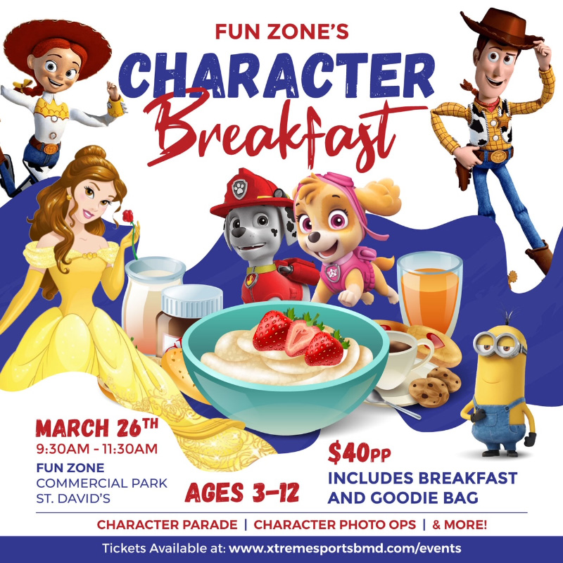 Xtreme Sports Fun Zone Character Breakfast March 26, 2023