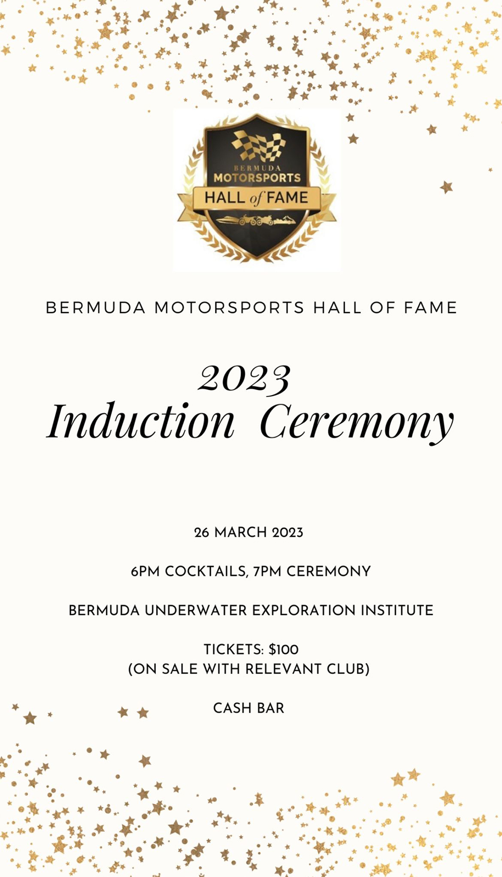 hall of fame Bermuda March 24 2023