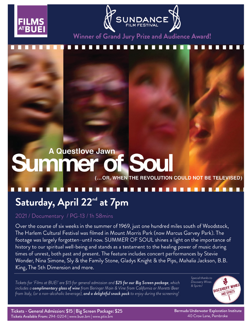 'Films At BUEI' Present 'Summer Of Soul' April 22 2023_1