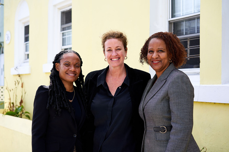 Jean-Ann Hayward, Abigail Clifford & Denise Carey Bermuda April 2023
