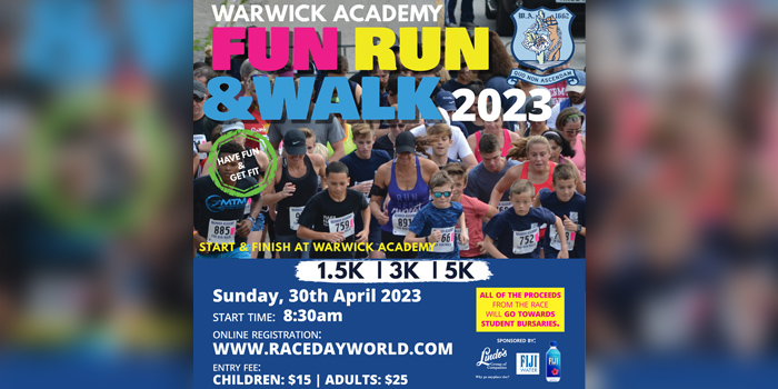 Warwick Academy Fun Run & Walk This Sunday - Bernews