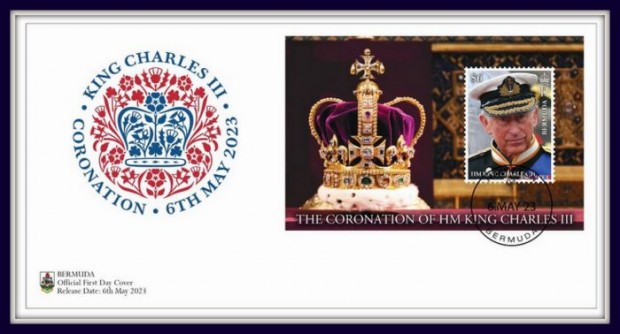 King Charles Bermuda stamp 2023