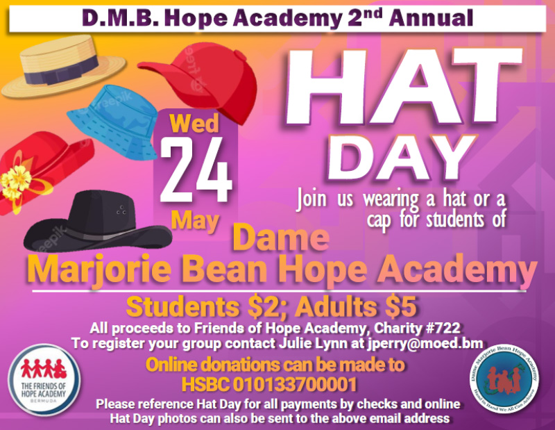 Marjorie Bean Hope's 2nd ‘Hat Day’ Fundraiser May 24 2023