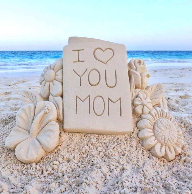 Photos: Mother’s Day Sandcastle Greetings - Bernews