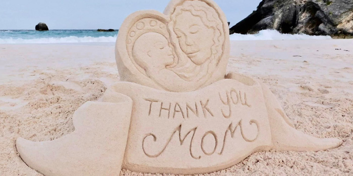 Photos: Mother’s Day Sandcastle Greetings - Bernews
